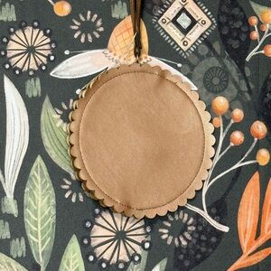 Round Gold Pendant wristlet